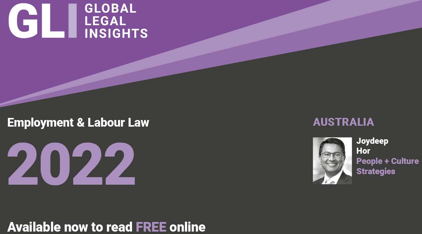 PCS Contributes Australia Chapter to Global Legal Insights 2022